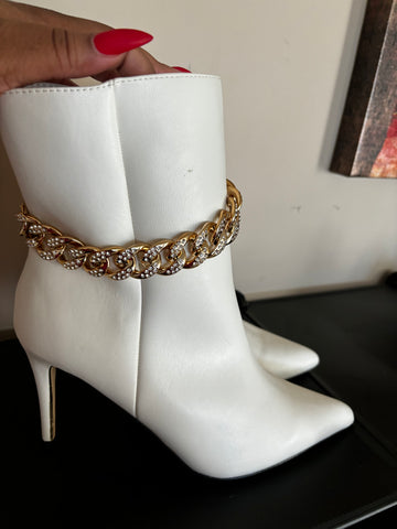 White Ankle Boots