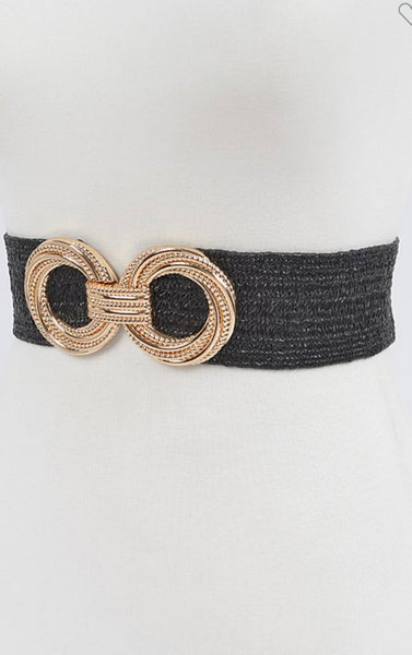 Metal OO Stretch Straw Belt