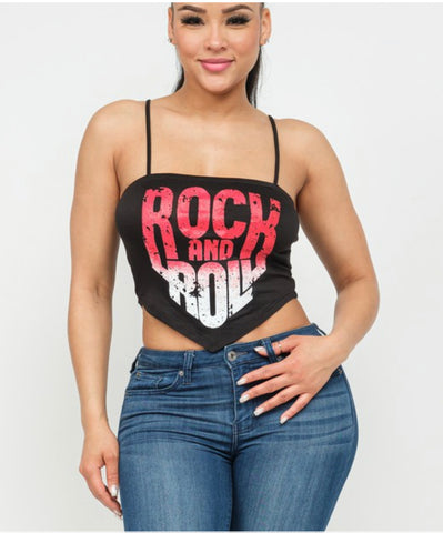 Rock & Roll Crop Top