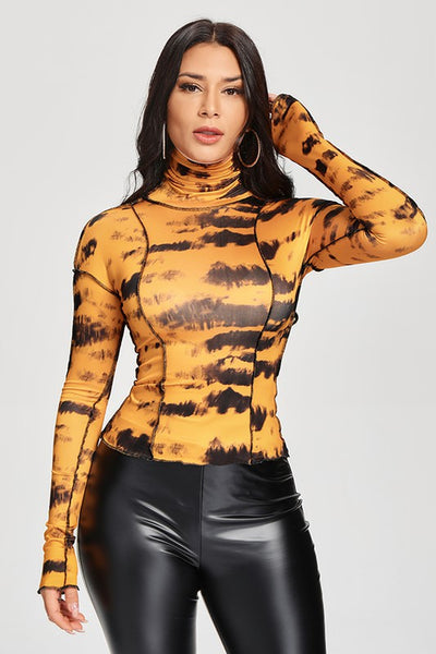 Wild Tiger Stripe Top