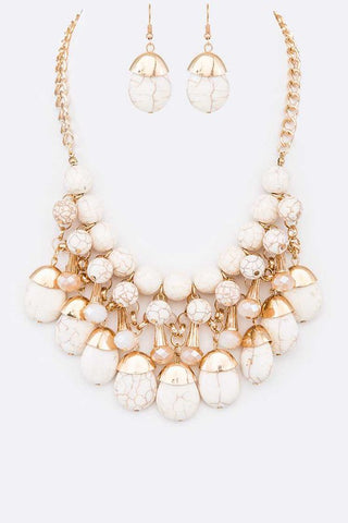 Ivory Necklace Set