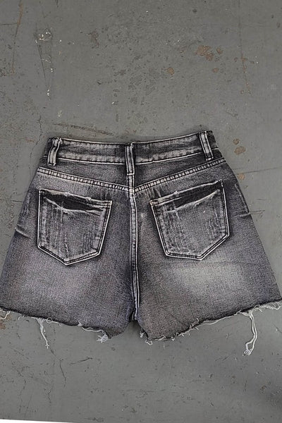 Waist High Jean Shorts