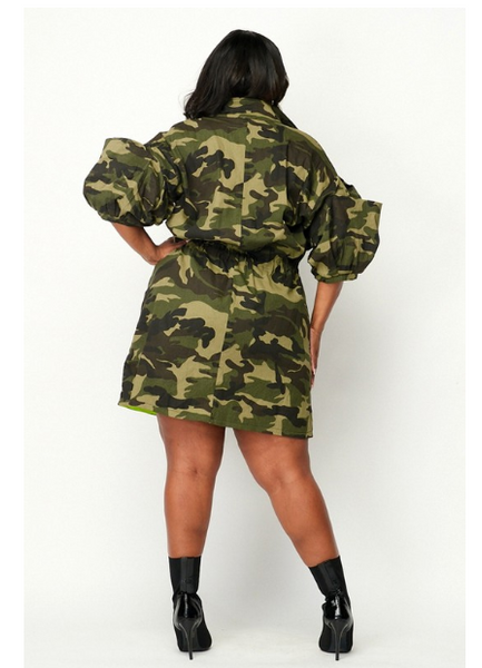 G Army  Jacket Dress