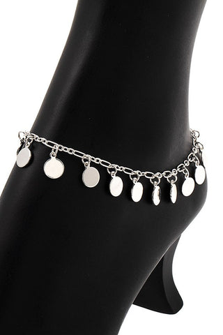 Disk Dangle Anklet