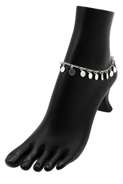 Disk Dangle Anklet