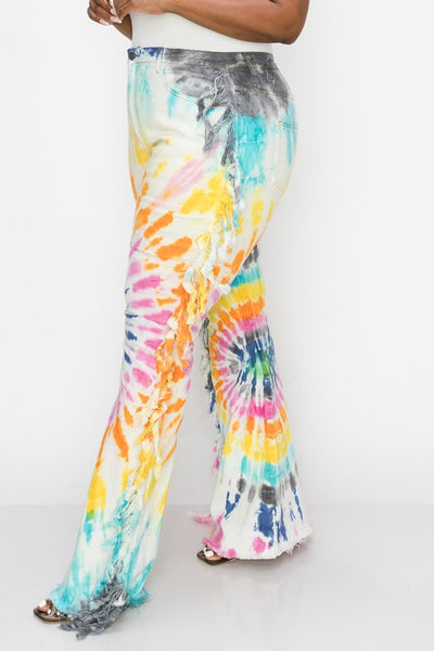 All Eyes Tye Dye Jeans