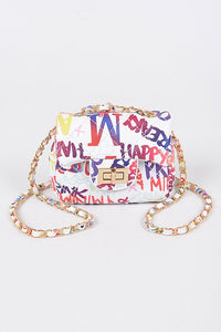 Graffiti Mini Clutch